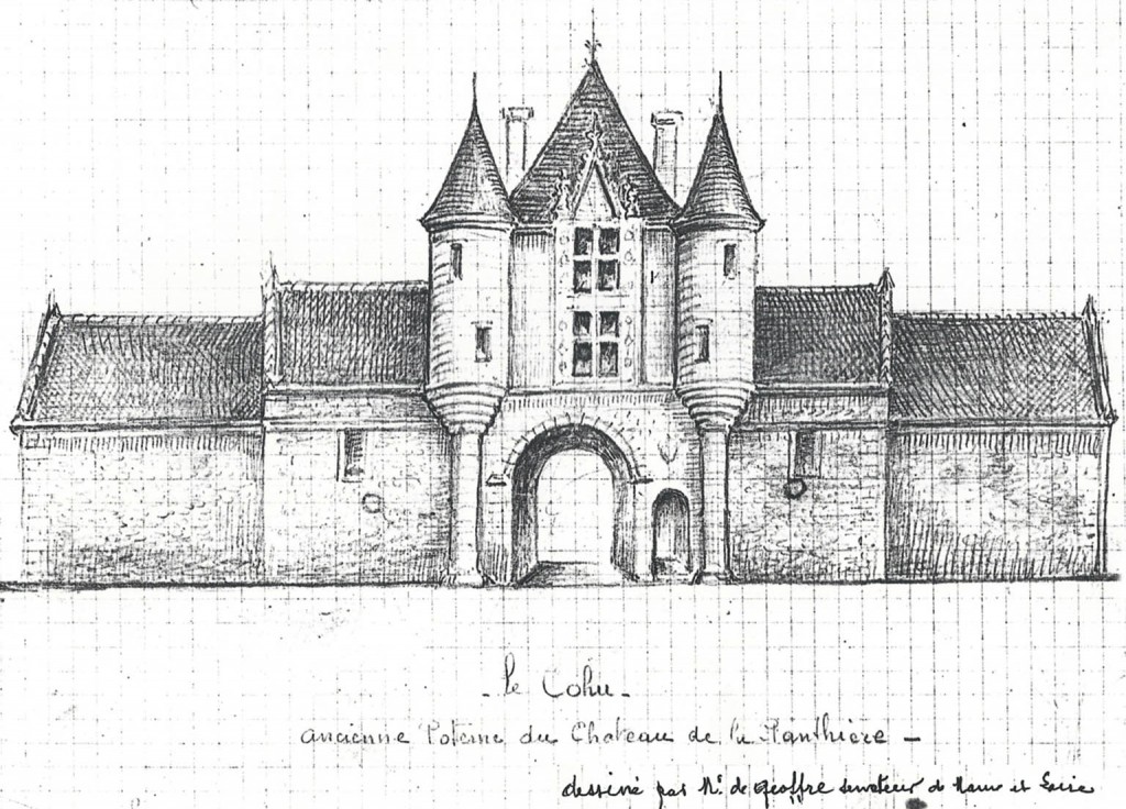 ancienne poterne du château de la Penthière